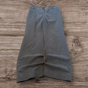 Y2K Grunge Wide Leg Flared Gray Dress Pants 28x28